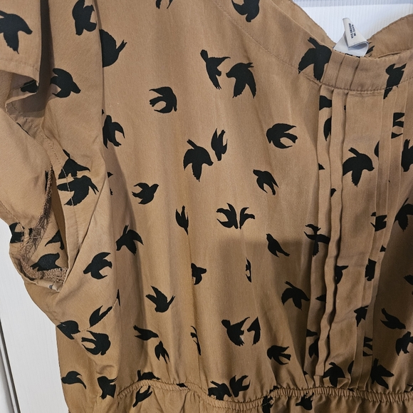 Bird Patterned Dress - Picture 2 of 4